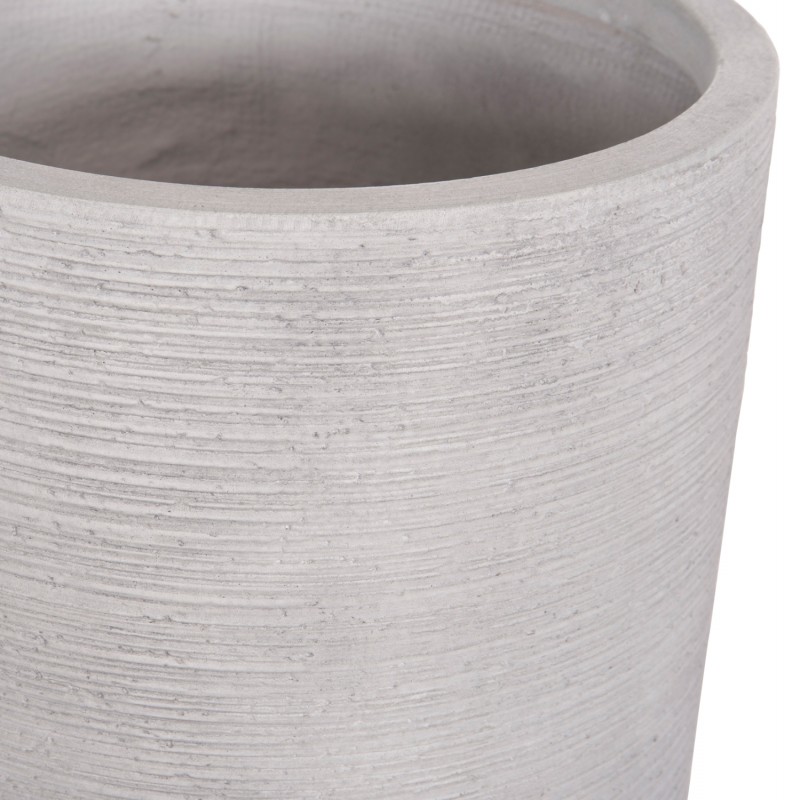 ΣΕΤ 3ΤΜΧ ΓΛΑΣΤΡΕΣ ΚΥΛΙΝΔΡΟΙ ΣΕΙΡΑ GARDENER HM4721 FIBERCLAY-ΧΡΩΜΑ CEMENT Φ42x78Υεκ