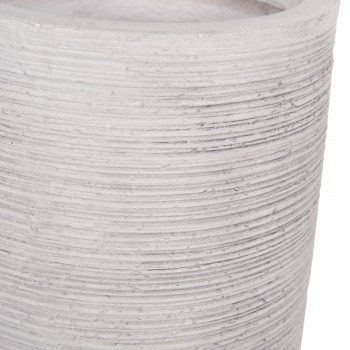 ΣΕΤ 3ΤΜΧ ΓΛΑΣΤΡΕΣ ΚΥΛΙΝΔΡΟΙ ΣΕΙΡΑ GARDENER HM4721 FIBERCLAY-ΧΡΩΜΑ CEMENT Φ42x78Υεκ