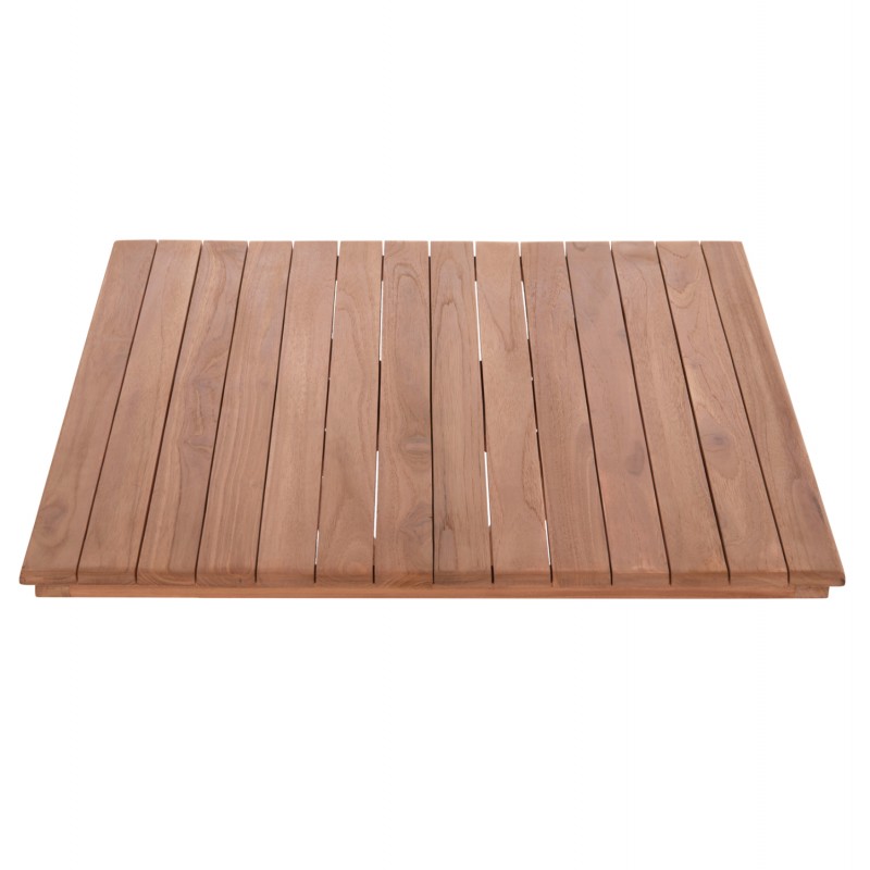 ΕΠΙΦΑΝΕΙΑ ΤΡΑΠΕΖΙΟΥ ΤΕΤΡΑΓΩΝΗ HM18136 ΞΥΛΟ TEAK--ΦΥΣΙΚΟ 70x70x4(πάχος)εκ.