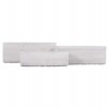 ΣΕΤ 3ΤΜΧ ΓΛΑΣΤΡΕΣ ΟΡΘΟΓΩΝΙΕΣ GARDENER HM4723 FIBERCLAY ΓΚΡΙ CEMENT 81x30x30Υεκ.