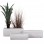ΣΕΤ 3ΤΜΧ ΓΛΑΣΤΡΕΣ ΟΡΘΟΓΩΝΙΕΣ GARDENER HM4723 FIBERCLAY ΓΚΡΙ CEMENT 81x30x30Υεκ.