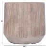 ΣΕΤ 3ΤΜΧ ΓΛΑΣΤΡΕΣ ΣΤΡΟΓΓΥΛΕΣ ΣΕΙΡΑ GARDENER HM4724 FIBERCLAY-ΧΡΩΜΑ CEMENT Φ55x55Υεκ