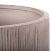 ΣΕΤ 3ΤΜΧ ΓΛΑΣΤΡΕΣ ΣΤΡΟΓΓΥΛΕΣ ΣΕΙΡΑ GARDENER HM4724 FIBERCLAY-ΧΡΩΜΑ CEMENT Φ55x55Υεκ