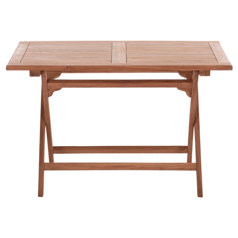 ΤΡΑΠΕΖΙ ΠΤΥΣΣΟΜΕΝΟ ΟΡΘΟΓΩΝΙΟ ERIS HM18117 ΞΥΛΟ TEAK--ΦΥΣΙΚΟ 120x70x76Υεκ.