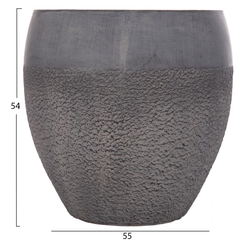 ΣΕΤ 3ΤΜΧ ΓΛΑΣΤΡΕΣ ΣΕΙΡΑ GARDENER HM4725 FIBERCLAY-ΣΕ ΣΚΟΥΡΟ CEMENT ΧΡΩΜΑ Φ55x54Υεκ
