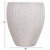 ΣΕΤ 3ΤΜΧ ΓΛΑΣΤΡΕΣ ΣΤΡΟΓΓΥΛΕΣ ΣΕΙΡΑ GARDENER HM4728 FIBERCLAY-ΧΡΩΜΑ CEMENT Φ48x56Υεκ