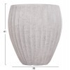 ΣΕΤ 3ΤΜΧ ΓΛΑΣΤΡΕΣ ΣΤΡΟΓΓΥΛΕΣ ΣΕΙΡΑ GARDENER HM4728 FIBERCLAY-ΧΡΩΜΑ CEMENT Φ48x56Υεκ