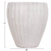ΣΕΤ 3ΤΜΧ ΓΛΑΣΤΡΕΣ ΣΤΡΟΓΓΥΛΕΣ ΣΕΙΡΑ GARDENER HM4728 FIBERCLAY-ΧΡΩΜΑ CEMENT Φ48x56Υεκ