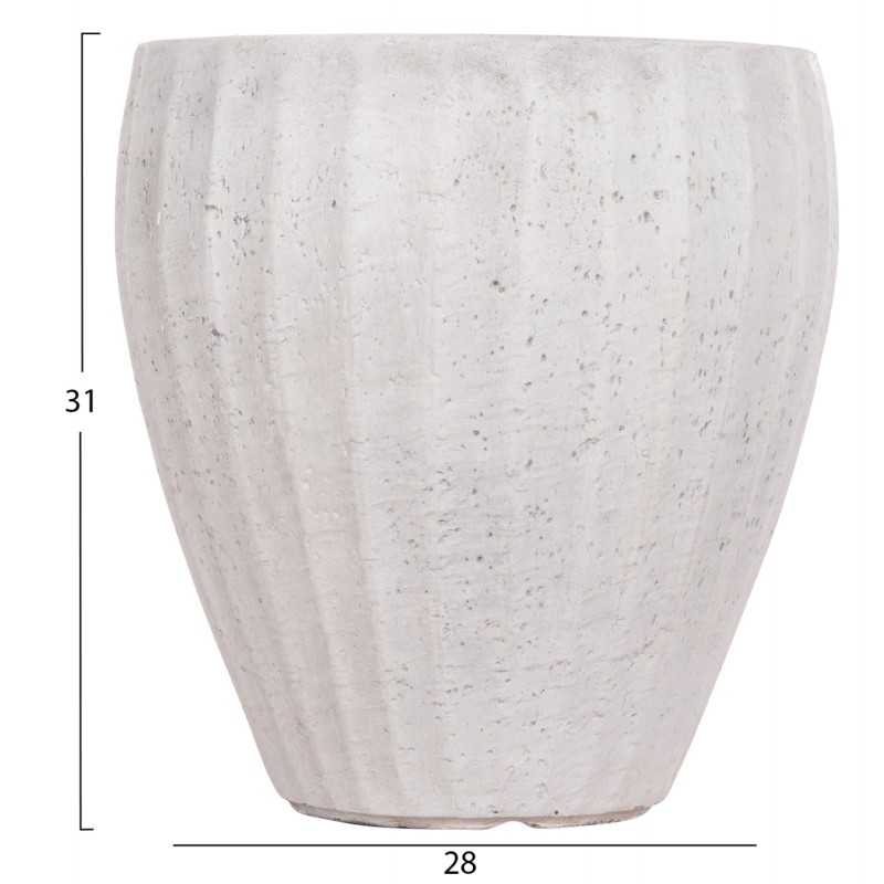 ΣΕΤ 3ΤΜΧ ΓΛΑΣΤΡΕΣ ΣΤΡΟΓΓΥΛΕΣ ΣΕΙΡΑ GARDENER HM4728 FIBERCLAY-ΧΡΩΜΑ CEMENT Φ48x56Υεκ