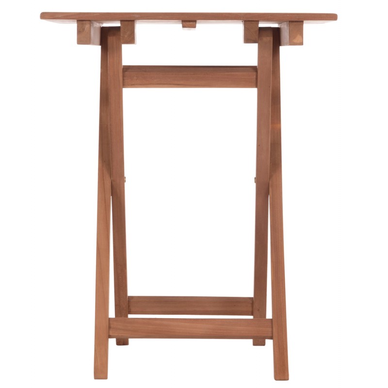 ΤΡΑΠΕΖΙ ΣΚΗΝΟΘΕΤΗ ΤΕΤΡΑΓΩΝΟ HEIDEL HM18121 ΞΥΛΟ TEAK--ΦΥΣΙΚΟ 60x60x75Υεκ.