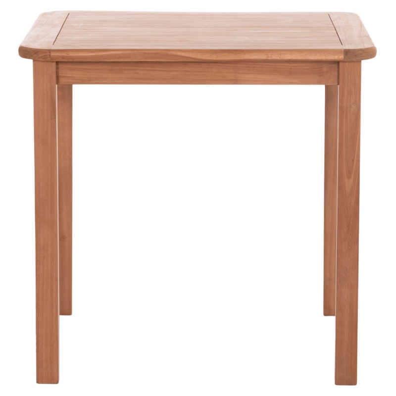 ΤΡΑΠΕΖΙ ΤΕΤΡΑΓΩΝΟ PRESSCOT HM18122 ΞΥΛΟ TEAK--ΦΥΣΙΚΟ 80x80x76Υεκ.