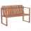 ΠΑΓΚΑΚΙ ΚΗΠΟΥ 2ΘΕΣΙΟ VED HM18124 ΞΥΛΟ TEAK--ΦΥΣΙΚΟ ΧΡΩΜΑ 130x60x86Υεκ.