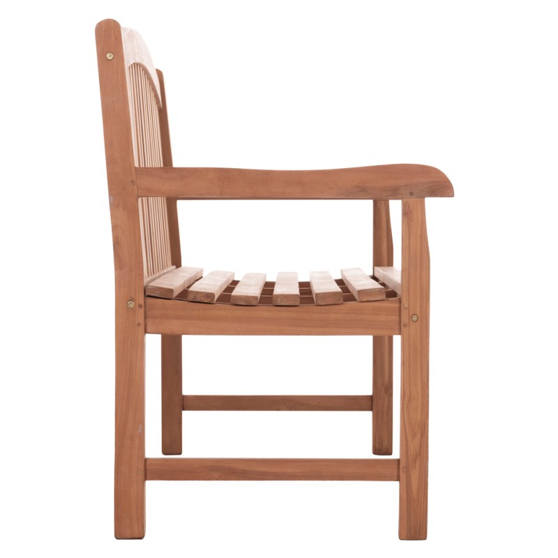 ΠΑΓΚΑΚΙ ΚΗΠΟΥ 3ΘΕΣΙΟ ELENA HM18125 ΞΥΛΟ TEAK--ΦΥΣΙΚΟ 150x61x95Υεκ.