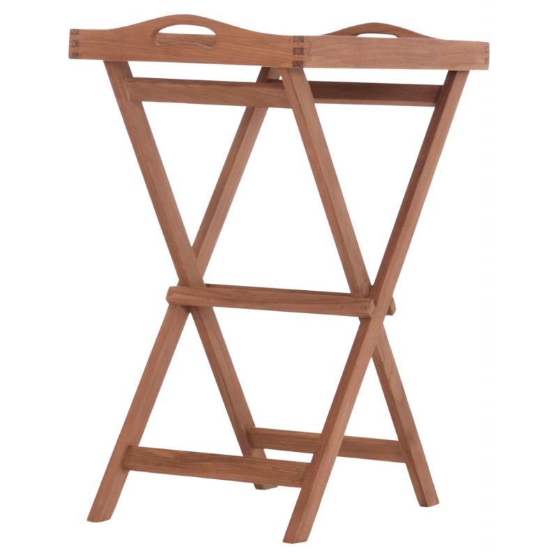 ΔΙΣΚΟΣ ΣΕΡΒΙΡΙΣΜΑΤΟΣ ΣΕ ΠΤΥΣΣΟΜΕΝΗ ΒΑΣΗ BARNABY HM4580 ΞΥΛΟ TEAK--ΦΥΣΙΚΟ 63x40x77Υεκ