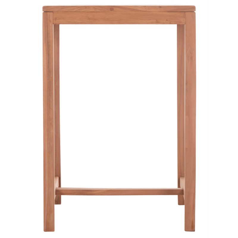 ΤΡΑΠΕΖΙ ΜΠΑΡ ΤΕΤΡΑΓΩΝΟ PRESSCOT HM18113 ΞΥΛΟ TEAK ΣΕ ΦΥΣΙΚΟ 70x70x105Υεκ.