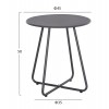 ΣΕΤ LOUNGE 3TMX ΕΞ.ΧΩΡΟΥ OREGO HM21107.01 ΑΛΟΥΜΙΝΙΟ & ΜΕΤΑΛΛΟ ΣΕ ΣΚΟΥΡΟ ΓΚΡΙ