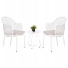 ΣΕΤ LOUNGE 3TMX ΕΞ.ΧΩΡΟΥ OREGO HM21107.02 ΑΛΟΥΜΙΝΙΟ & ΜΕΤΑΛΛΟ ΣΕ ΛΕΥΚΟ