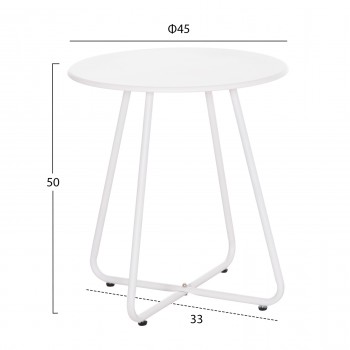 ΣΕΤ LOUNGE 3TMX ΕΞ.ΧΩΡΟΥ OREGO HM21107.02 ΑΛΟΥΜΙΝΙΟ & ΜΕΤΑΛΛΟ ΣΕ ΛΕΥΚΟ