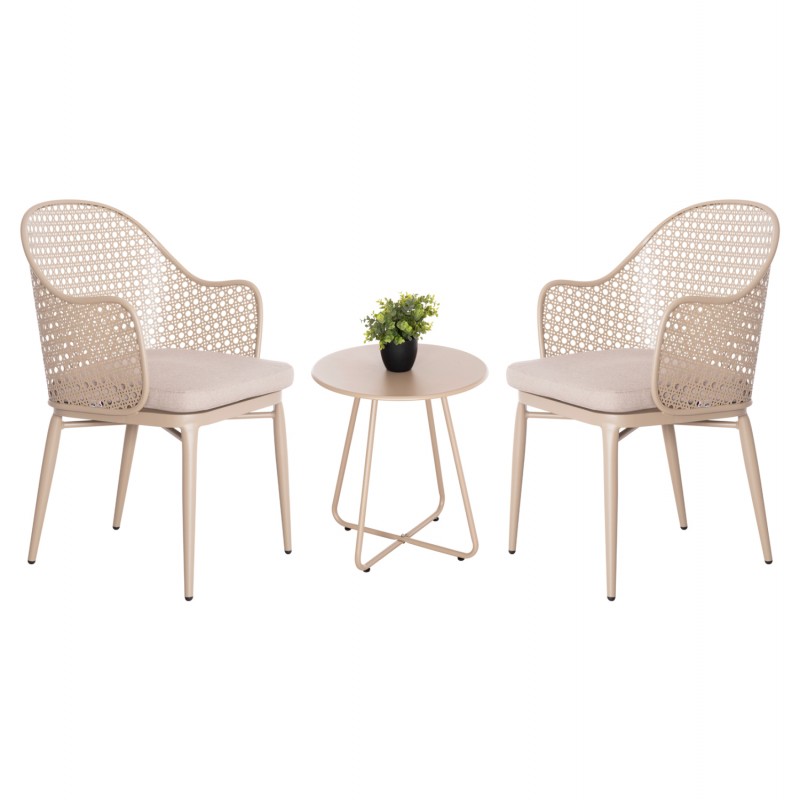 ΣΕΤ LOUNGE 3TMX ΕΞ.ΧΩΡΟΥ OREGO HM21107.03 ΑΛΟΥΜΙΝΙΟ & ΜΕΤΑΛΛΟ ΣΕ ΚΑΠΟΥΤΣΙΝΟ