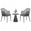 ΣΕΤ LOUNGE 3TMX ΕΞ.ΧΩΡΟΥ OREGO HM21106.01 ΑΛΟΥΜΙΝΙΟ ΣΕ ΣΚΟΥΡΟ ΓΚΡΙ