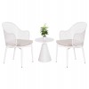 ΣΕΤ LOUNGE 3TMX ΕΞ.ΧΩΡΟΥ OREGO HM21106.02 ΑΛΟΥΜΙΝΙΟ ΣΕ ΛΕΥΚΟ