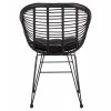 ΠΟΛΥΘΡΟΝΑ ΜΕ ΜΑΞΙΛΑΡΙ ΜΕΤΑΛΛΙΚΗ ALLEGRA HM5450.32 ΜΕ WICKER ΜΑΥΡΟ 58x59x82Υεκ.