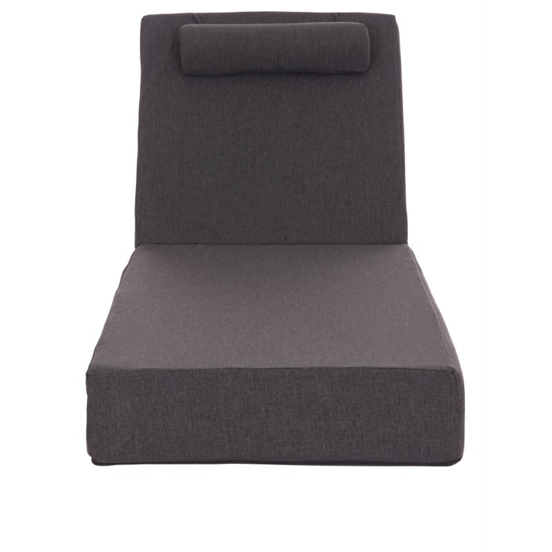 ΜΑΞΙΛΑΡΙ ΞΑΠΛΩΣΤΡΑΣ KIHEI HM21094.03 OLEFIN ΣΚΟΥΡΟ ΓΚΡΙ ΜΕ FOAM 198x70x20Υεκ