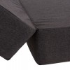 ΜΑΞΙΛΑΡΙ ΞΑΠΛΩΣΤΡΑΣ KIHEI HM21094.03 OLEFIN ΣΚΟΥΡΟ ΓΚΡΙ ΜΕ FOAM 198x70x20Υεκ
