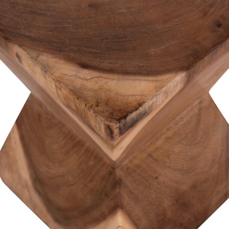 ΒΟΗΘΗΤΙΚΟ ΣΚΑΜΠΟ ANVIL HM9756.11 ΞΥΛΟ SUAR ΣΕ ΦΥΣΙΚΟ ΧΡΩΜΑ 31x31x45Yεκ.
