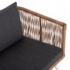 ΣΑΛΟΝΙ ΕΞ.ΧΩΡΟΥ 4ΤΜΧ FREJA HM6057.01 ΑΛΟΥΜ. ΛΕΥΚΟ-PE RATTAN ΜΠΕΖ-ΑΝΘΡΑΚΙ ΜΑΞΙΛΑΡΙΑ