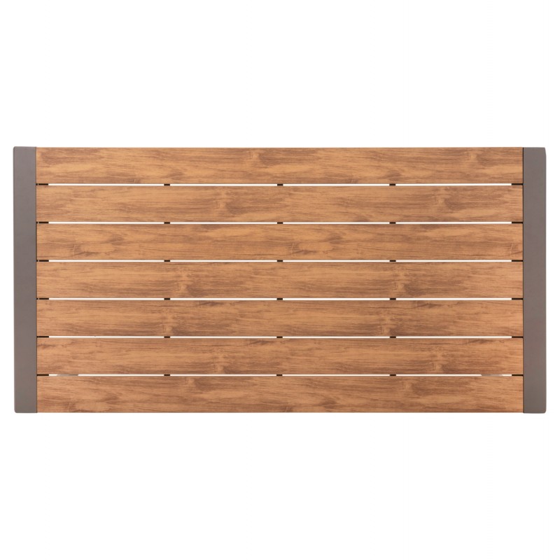 ΤΡΑΠΕΖΙ ΕΞΩΤ.ΧΩΡΟΥ GOYA HM6059.04 ΑΛΟΥΜΙΝΙΟ ΣΑΜΠΑΝΙ & POLYWOOD 160X80Χ75Υεκ.