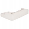 ΚΑΝΑΠΕΣ ΓΩΝΙΑ BRICKEN HM3275.02R ΛΕΥΚΟ ΥΦΑΣΜΑ 110-282x98-160x72Υεκ.