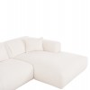 ΚΑΝΑΠΕΣ ΓΩΝΙΑ BRICKEN HM3275.02R ΛΕΥΚΟ ΥΦΑΣΜΑ 110-282x98-160x72Υεκ.