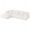 ΚΑΝΑΠΕΣ ΓΩΝΙΑ (ΑΡΙΣΤΕΡΗ) BRICKEN HM3275.02L ΛΕΥΚΟ ΥΦΑΣΜΑ 110-282x98-160x72Υεκ.