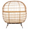 ΠΟΛΥΘΡΟΝΑ ΦΩΛΙΑ MIAMI 2 ΑΤΟΜΩΝ ΤΥΠΟΥ RATTAN HM5870.11 132.5x90x154Υεκ