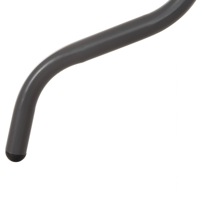 ΤΡΑΠΕΖΙ ΒΟΗΘΗΤΙΚΟ FIGO HM6067.01 ΜΕΤΑΛΛΙΚΟ ΓΚΡΙ-ΓΥΑΛΙΝΗ ΕΠΙΦΑΝΕΙΑ 45x45x51Yεκ