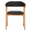 ΠΟΛΥΘΡΟΝΑ RIMINI HM9867.02 ΞΥΛΟ TEAK ΦΥΣΙΚΟ-ΜΑΥΡΟ ΣΧΟΙΝΙ & PU ΚΑΘΙΣΜΑ 60x61x76Υεκ.