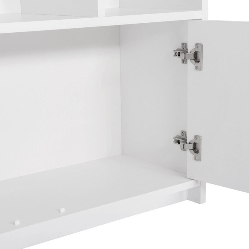 ΠΑΙΔΙΚΗ ΒΙΒΛΙΟΘΗΚΗ DREY HM18229.01 ΜΕΛΑΜΙΝΗ ΛΕΥΚΗ 104x30x170Υεκ