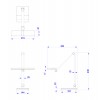 ΦΩΤΙΣΤΙΚΟ ΓΡΑΦΕΙΟΥ LED BLAIN PRO HM4461.02 ΜΑΥΡΟ ΜΑΤ ABS 35x43,9Υεκ.