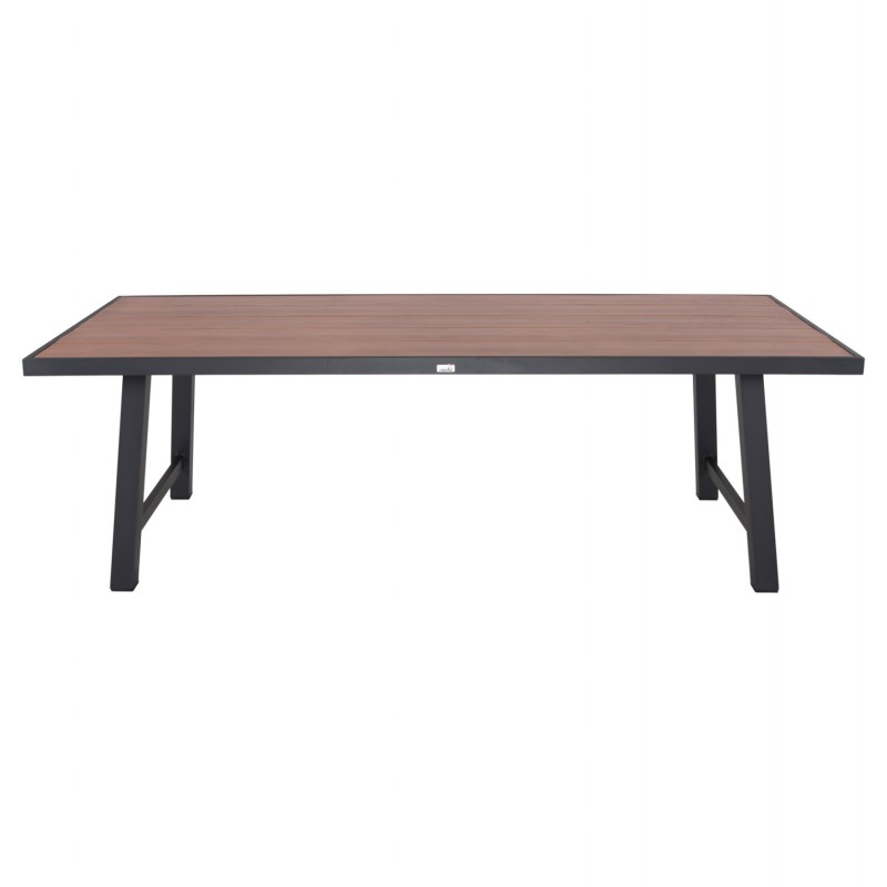 ΤΡΑΠΕΖΙ ΑΛΟΥΜΙΝΙΟΥ GOBAR HM6060.03 ΑΝΘΡΑΚΙ ΜΕ ΕΠΙΦΑΝΕΙΑ ΑΠΟΜΙΜΗΣΗΣ ΞΥΛΟΥ 240Χ105Χ75Υεκ.