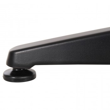 ΒΑΣΗ ΜΠΑΡ ΑΛΟΥΜΙΝΙΟΥ 4ΝΥΧΗ 66X66X109Υεκ. ΜΕ ΣΤΑΥΡΟ 44x44εκ. HM450.03 ΜΑΥΡΗ