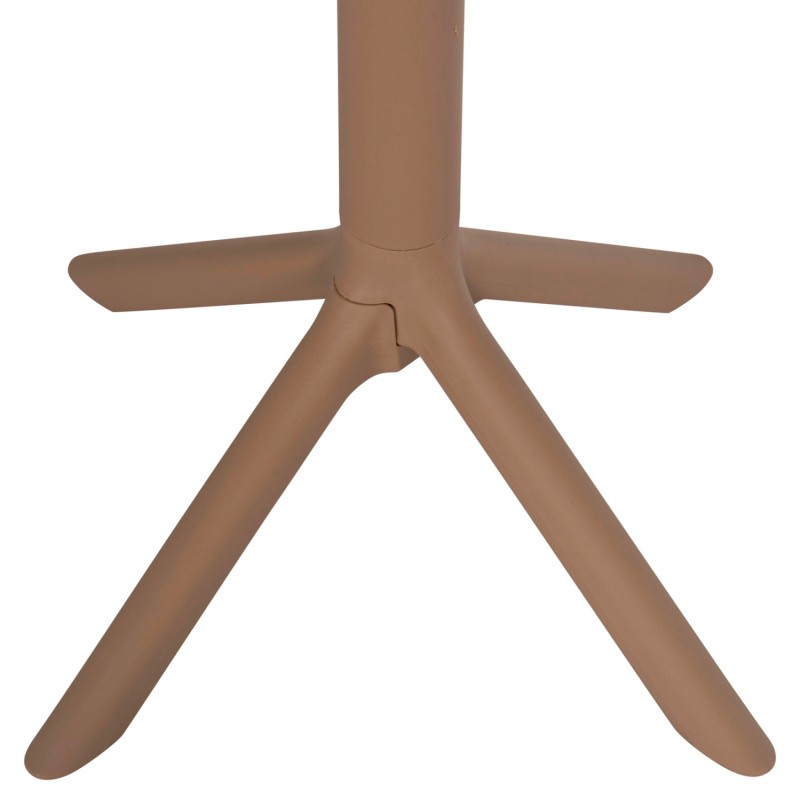 ΤΡΑΠΕΖΙ ΠΟΛΥΠΡΟΠΥΛΕΝΙΟΥ ΤΕΤΡΑΓΩΝΟ TERRIN HM6125.14 ΚΑΠΟΥΤΣΙΝΟ 60x60x75Υεκ.