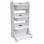 ΕΠΙΠΛΟ ΑΠΟΘΗΚΕΥΣΗΣ FRED HM18207.01 ΛΕΥΚΗ ΜΕΛΑΜΙΝΗ 44x35x90Υεκ.
