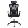 ΚΑΡΕΚΛΑ ΓΡΑΦΕΙΟΥ MEXER HM1195.01 ΜΑΥΡΟ MESH-ΜΕΤΑΛ.ΒΑΣΗ-NYLON ΣΚΕΛΕΤΟΣ 68x70x136Υεκ.