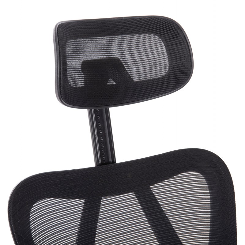 ΚΑΡΕΚΛΑ ΓΡΑΦΕΙΟΥ MEXER HM1195.01 ΜΑΥΡΟ MESH-ΜΕΤΑΛ.ΒΑΣΗ-NYLON ΣΚΕΛΕΤΟΣ 68x70x136Υεκ.
