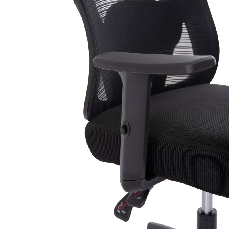ΚΑΡΕΚΛΑ ΓΡΑΦΕΙΟΥ MEXER HM1195.01 ΜΑΥΡΟ MESH-ΜΕΤΑΛ.ΒΑΣΗ-NYLON ΣΚΕΛΕΤΟΣ 68x70x136Υεκ.