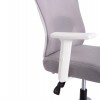ΚΑΡΕΚΛΑ ΓΡΑΦΕΙΟΥ MEXER HM1195.02 ΓΚΡΙ MESH-ΜΕΤΑΛ.ΒΑΣΗ-ΣΚΕΛΕΤΟΣ ΛΕΥΚΟΣ 68x70x136Υεκ.