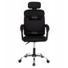 ΚΑΡΕΚΛΑ ΓΡΑΦΕΙΟΥ CRONER HM1196.01 ΜΑΥΡΟ MESH-ΜΕΤΑΛ.ΒΑΣΗ-NYLON ΣΚΕΛΕΤΟΣ 58x99x120Υεκ.