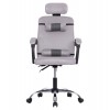 ΚΑΡΕΚΛΑ ΓΡΑΦΕΙΟΥ CRONER HM1196.02 ΓΚΡΙ MESH-ΜΕΤΑΛ.ΒΑΣΗ-NYLON ΣΚΕΛΕΤΟΣ 58x67x124Υεκ.