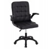 ΚΑΡΕΚΛΑ ΓΡΑΦΕΙΟΥ PORTIMA HM1197.01 ΜΑΥΡΟ PVC-NYLON ΣΚΕΛΕΤΟΣ & ΒΑΣΗ 69x57x97Υεκ.